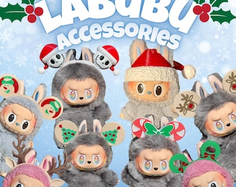 Holiday 3D Printed Accessories, Headband, Dress Up, Christmas, Santa Hat, Cookies, Jack, Candy Cane, Stocking Stuffer