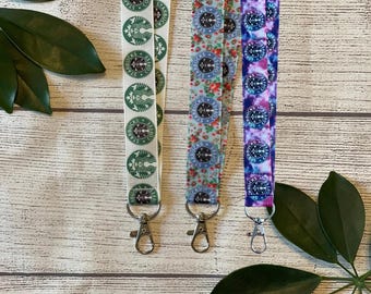 Coffee Lover Lanyard, Mocha Badge Holder, Frapp, Latte, Lightweight, Comfortable, Gift Under 10