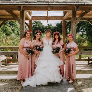 Coral bridesmaids dresses hot sale uk