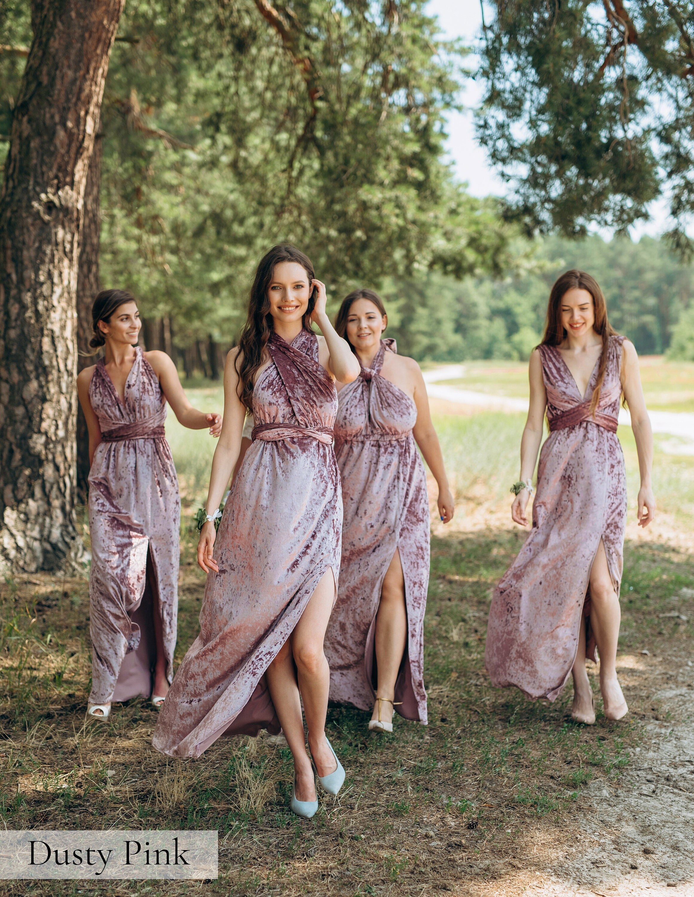 Infinity Dress Dusty Rose Etsy
