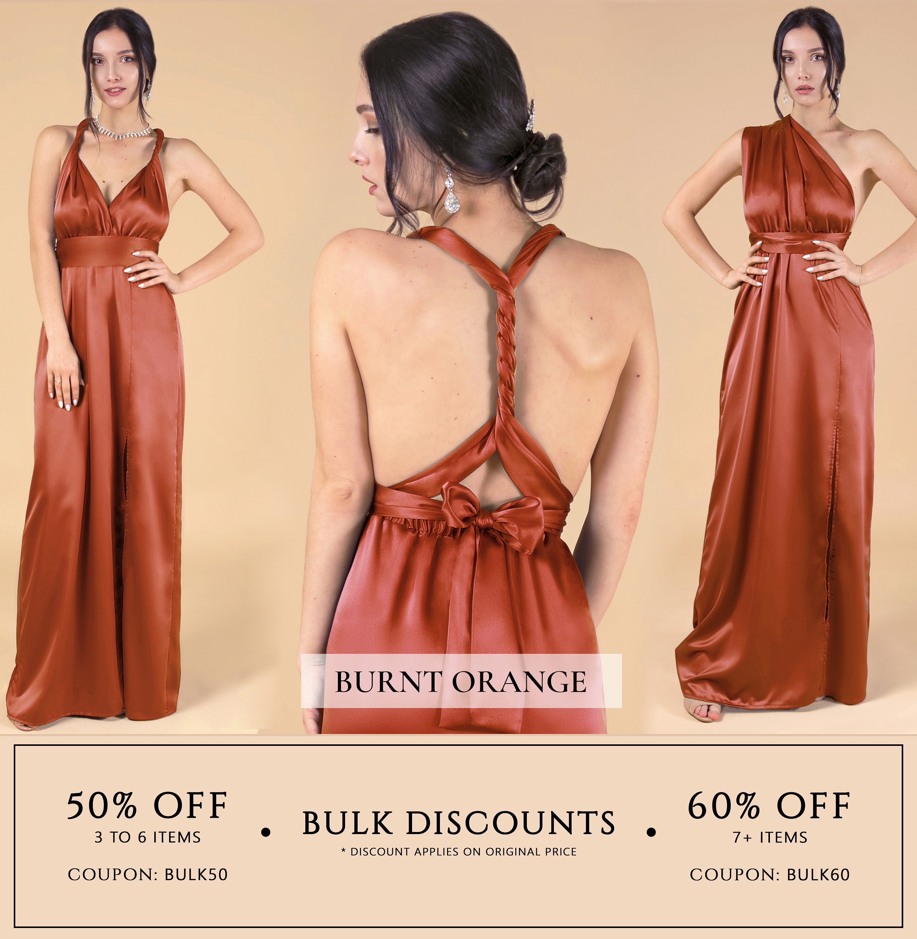Orange formal clearance dresses plus size