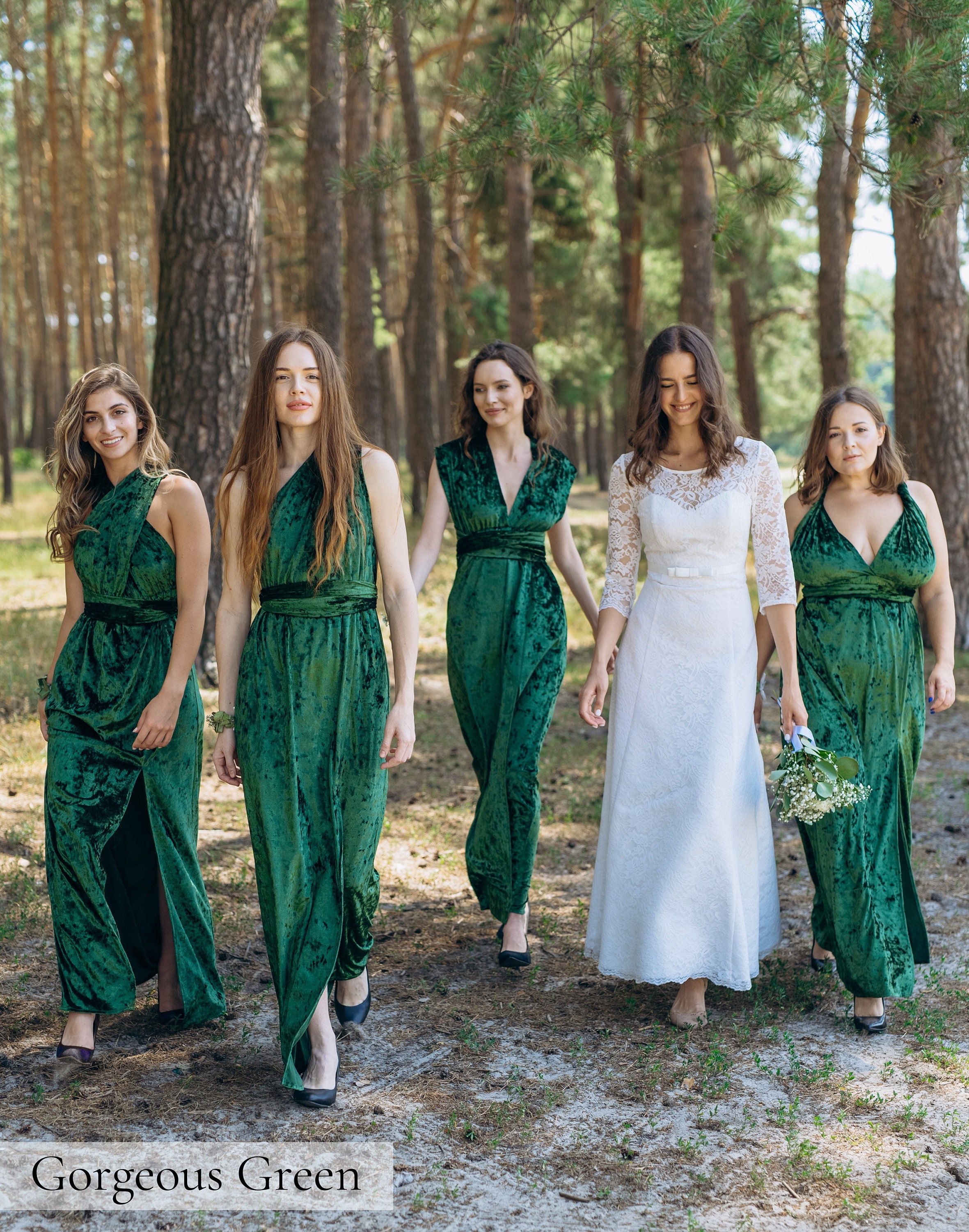 Green Multiway Dress Etsy