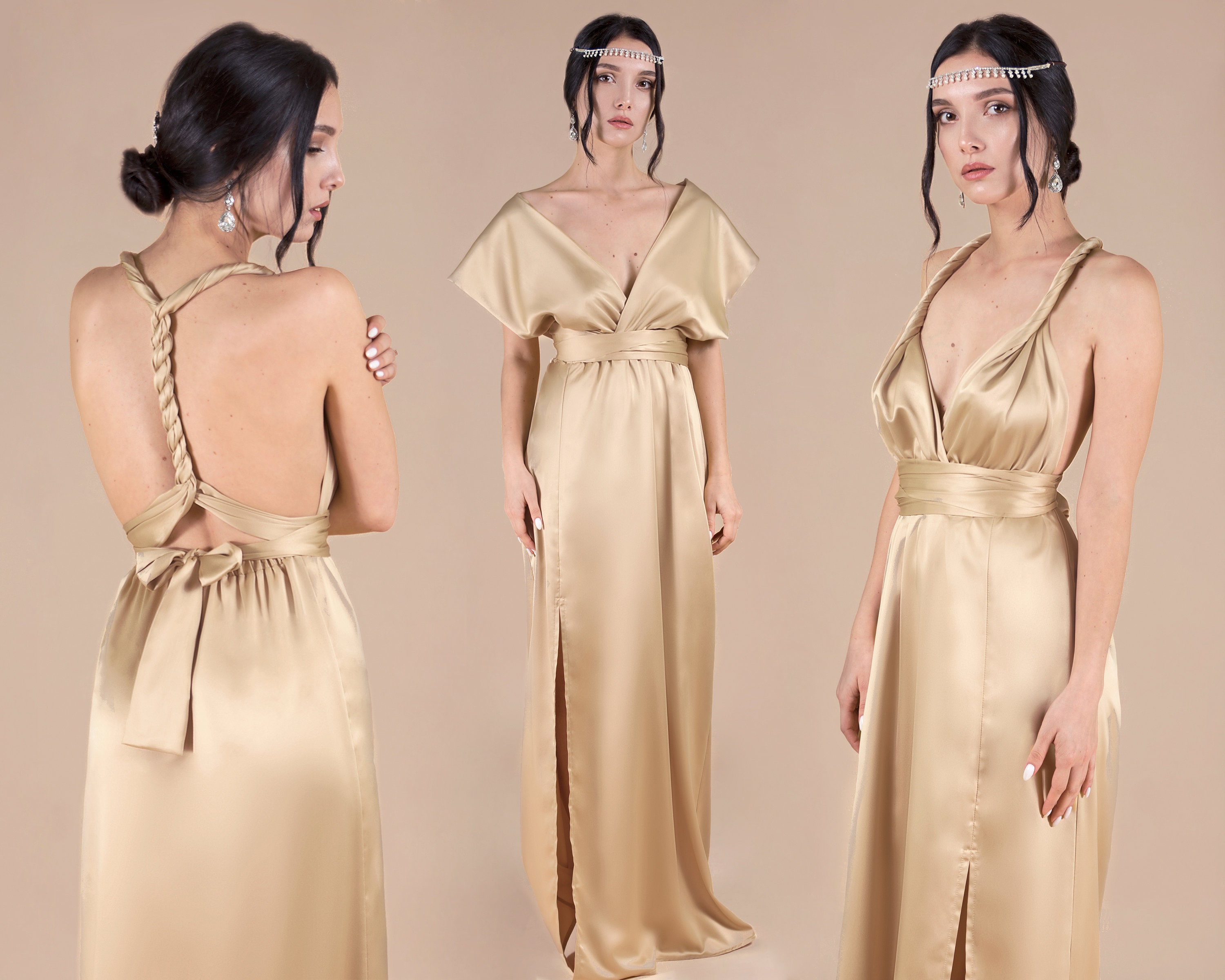 Multiway Dress Champagne