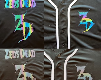 Camiseta reflectante de EDM para rave de Zeds Dead