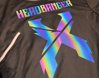 Camiseta reflectante de EDM para rave