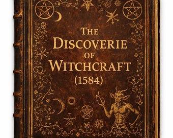 El descubrimiento de la brujería (1584) / Libro ocultista poco común / Símbolos, rituales, demonios e historia de la brujería / 692 páginas