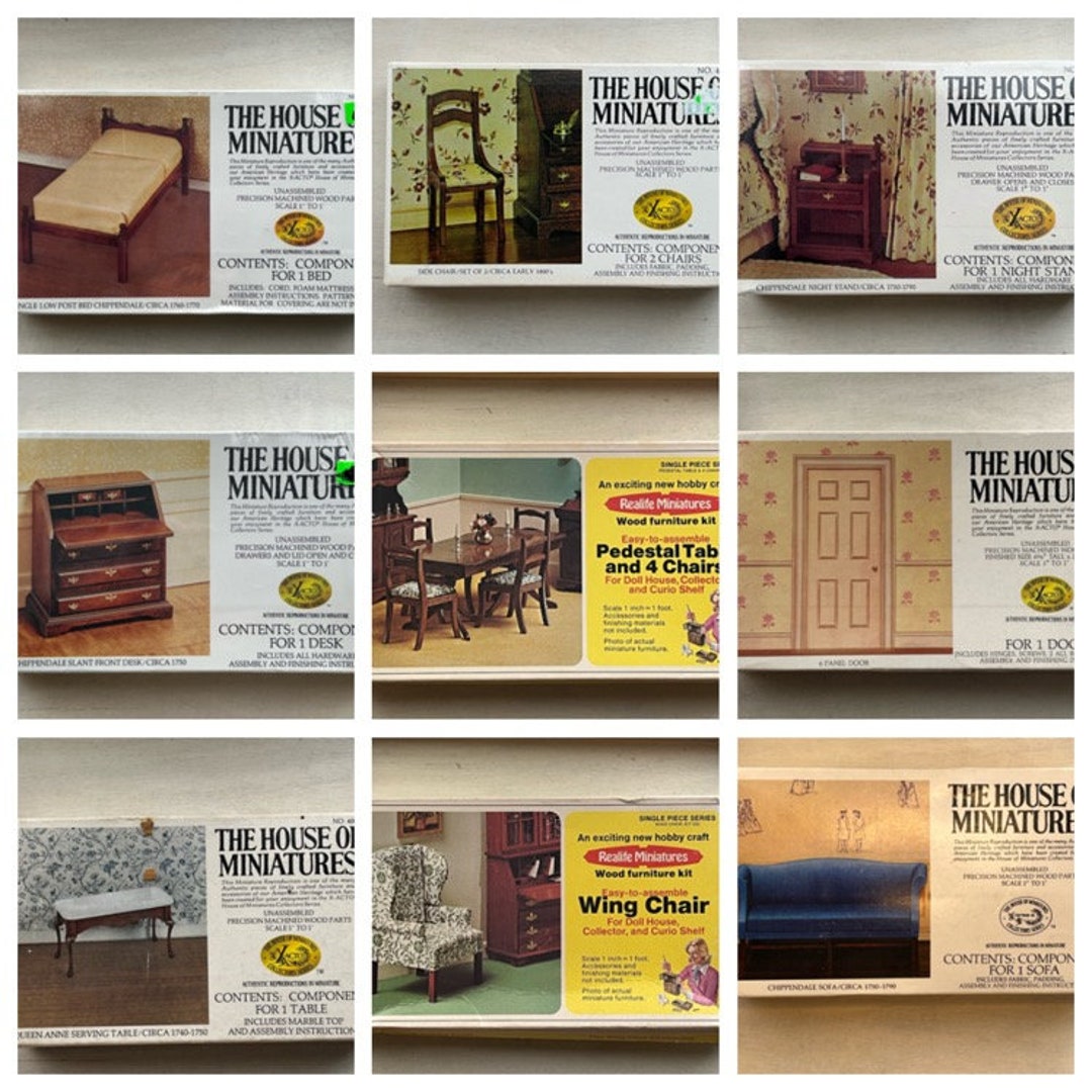 The House of Miniatures Kits and Others Misc. Etsy