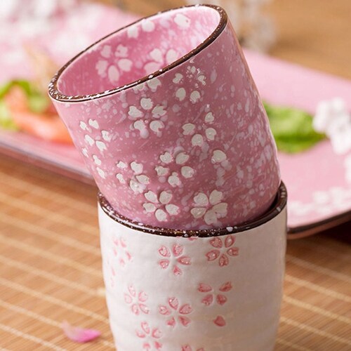 Hongkejapanese Ceramic Cups Glazed Yunomi Tea Cups Handmade Etsy