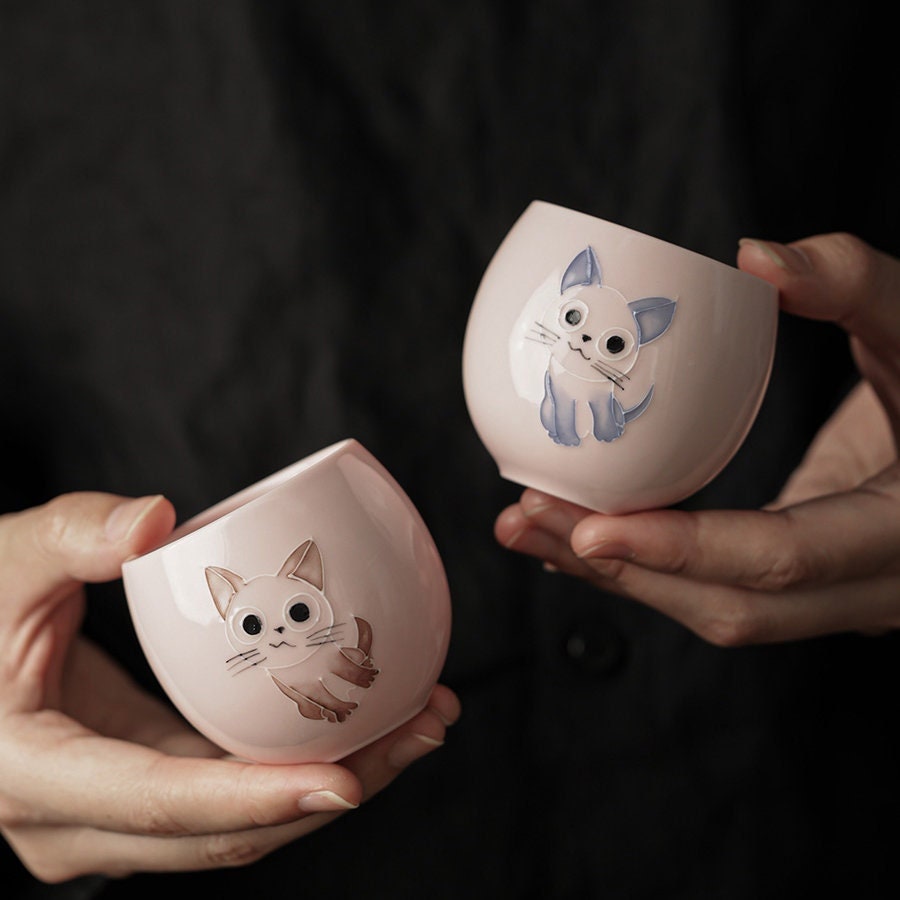 Cute Japanese Lucky Cat Porcelain Tea Set – Kawaiies