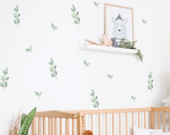 Falling Leaves Wall Decals: Boho Nursery Decor