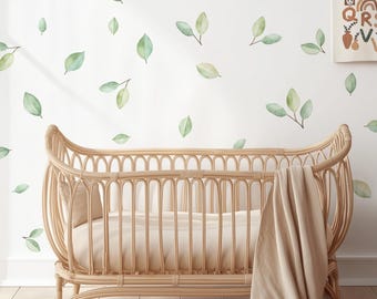 Falling Leaves Wall Decals: Boho Nursery Decor