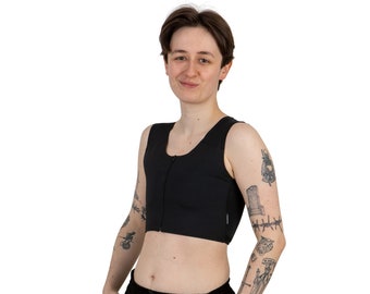 BINDER SPORT nero, corto, cerniera centrale cucita