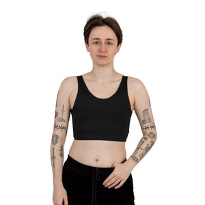 BINDER SPORT black, short, narrow straps