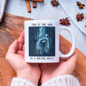 Twilight Edward Cullen Raccoon Mug, TITSOAK Forks Washington Meme, Book Bookish Twilight Merch, Funny Gift for Best Friend or Girlfriend