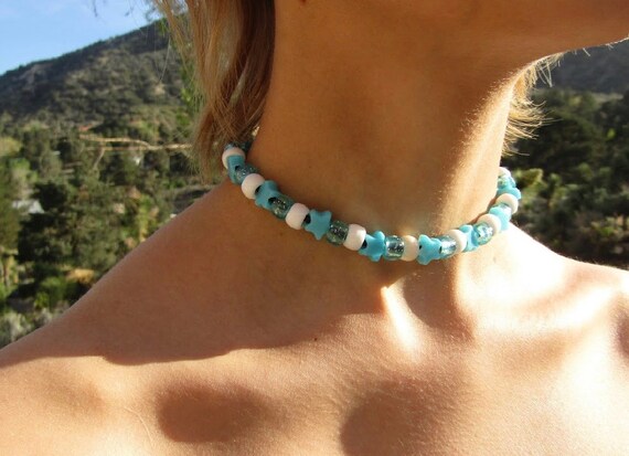 Star Candy Choker Etsy