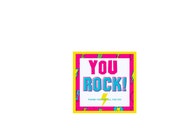 You Rock! Printable Tag