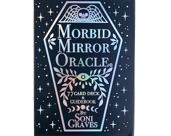 Morbid Mirror Oracle Deck: Goth Holographic Cartomancy, 77 Cards