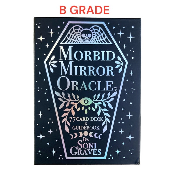 B GRADE* Morbid Mirror Oracle Deck, 77 cards with guidebook by Soni Graves