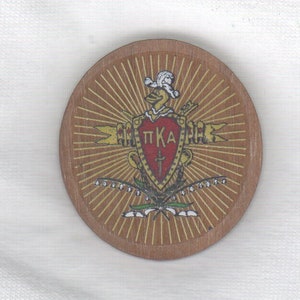Pi Kappa Alpha -- 1.5&quot; Mini Wood Crest