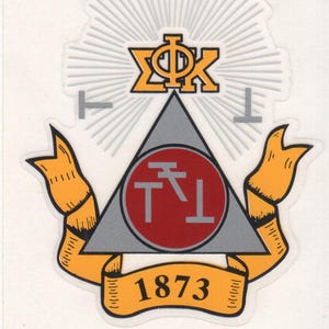 Phi Sigma Kappa - Crest Sticker