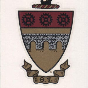 Theta Tau - Crest Sticker