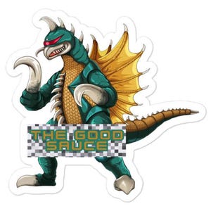 Gigan Censurato, Adesivo Di Alta Qualità Kiss Cut, Sticker Per Appassionati Di Anime