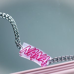 Nana Osaki and Hachi Pendant Necklace, Nana Manga Jewelry, Nana Accessories  , Ai Yazawa Gadgets, Nana Osaki Necklace, Anime Accessories 