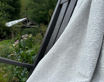 Handwoven Baby Blanket - Cloud Grey