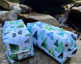 Box Bag - Abstract Mountains