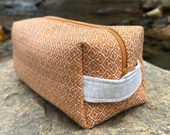 Handwoven Box Bag - Burnt Orange - Finial