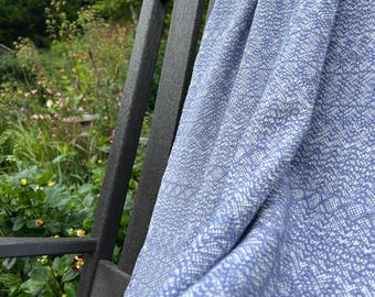 Handwoven Baby Blanket - Purple Dusk
