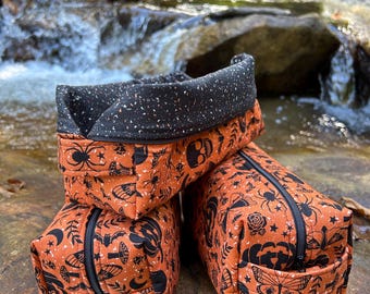 Box Bag - Orange Halloween