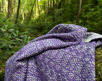 Handwoven Baby Blanket - Amethyst