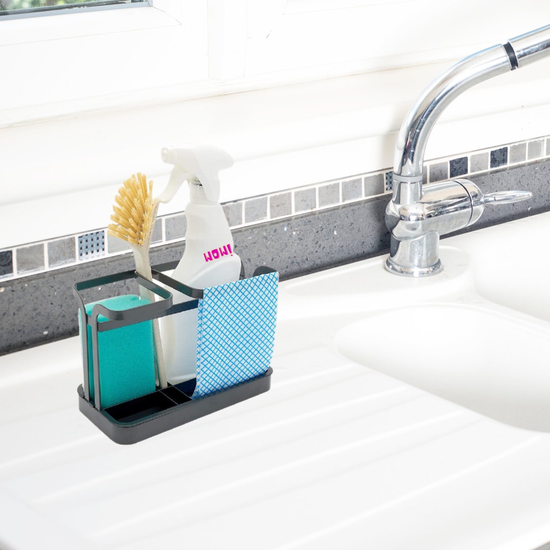 Grey Sink Caddy Kitchen Sink Washing up Organiser Sink Etsy