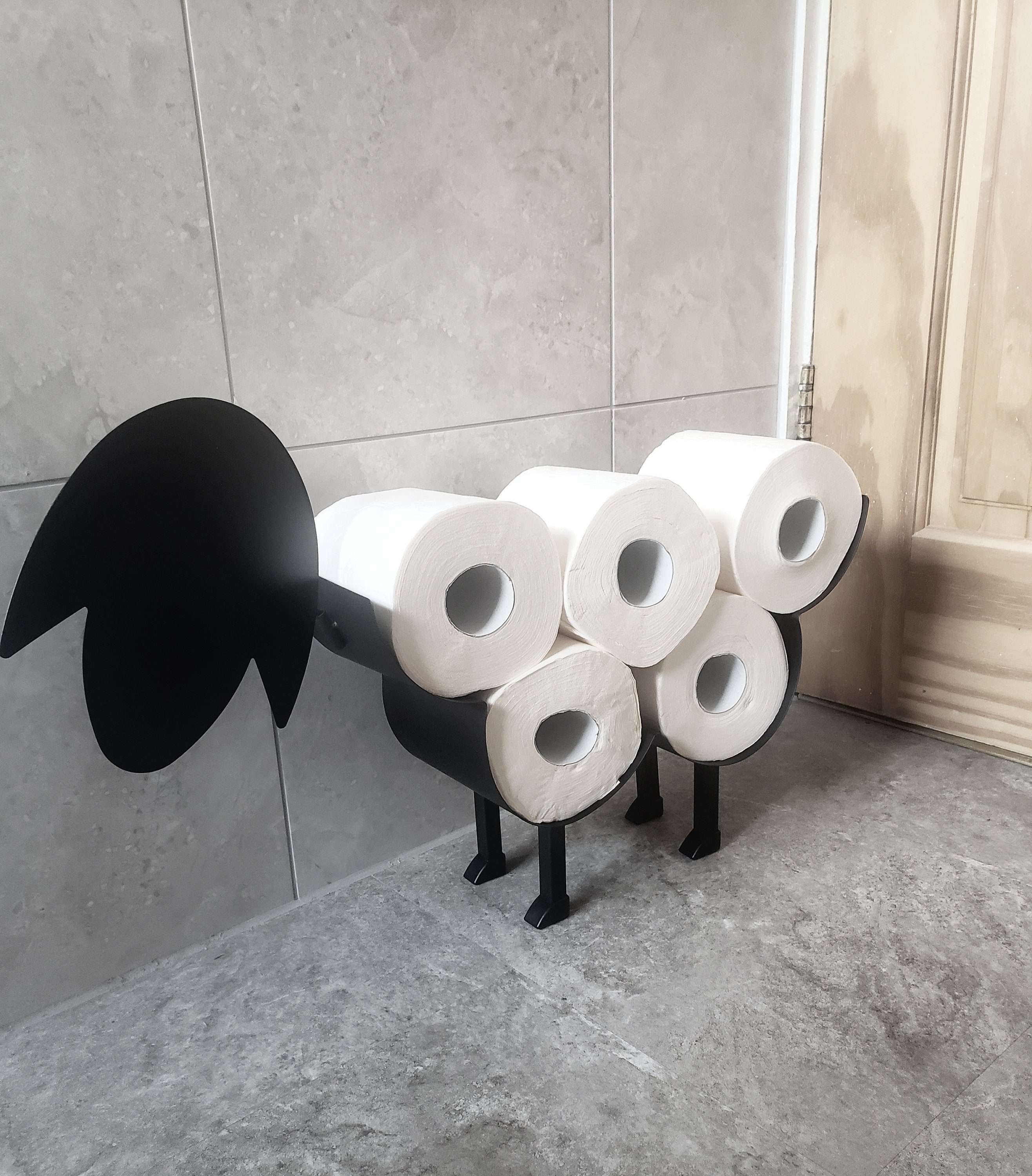 Toilet Roll Holder Sheep Lamb Metal Holder Home Decor Etsy