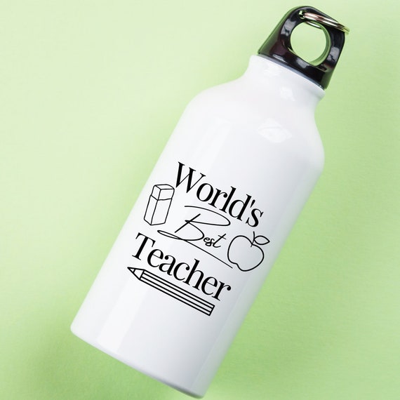 Fully Customizable World's Best Teacher Vinyl Sticker for Etsy