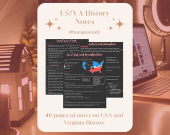 US / VA History Notes