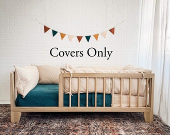 Montessori Bumper covers only! Pillow cushion covers for your toddler floor bed