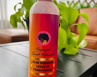 Aloe Hibiscus Leave-In Balsam | Lockigt, vågigt, 4C hår
