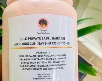 Acondicionador sin enjuague al por mayor / Marca privada / Hibisco / Galón