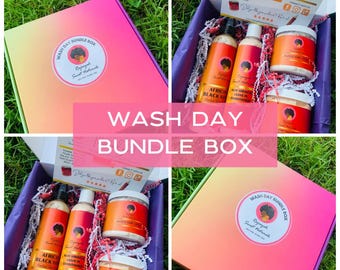 Wash Day Gift Box, Natural Curly Hair Products