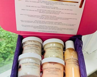 Curly Hair Products Samples, Gift Box, Natural, organic