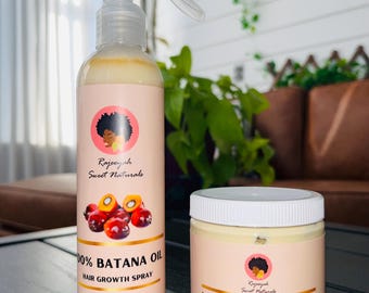 Hair Growth Bundle | Spray + Cream| 100% Batana Oil