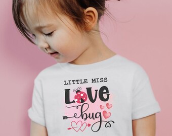 Toddler Valentine Tee, Toddler Love Bug Tee, Valentine Tee Shirt, Love Bug Toddler Tee