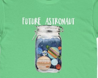 Future Astronaut Space Shirt, Back to School Shirt, 1e dag van school shirt