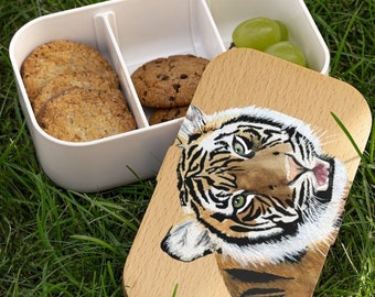 Tiger Bento Box, Lunch Box, Snack Box 