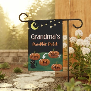 Patch di zucca della nonna, striscione per giardino e casa
