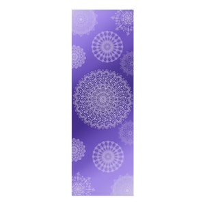 Purple Mandala Foam Yoga Mat, Meditation Mat, Gift For Her