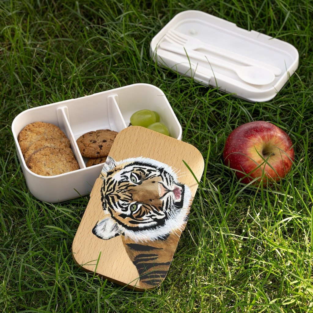 Tiger Bento Box, Lunch Box, Snack Box 