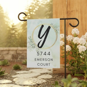 Custom Family Garden Flag, Garden & House Banner
